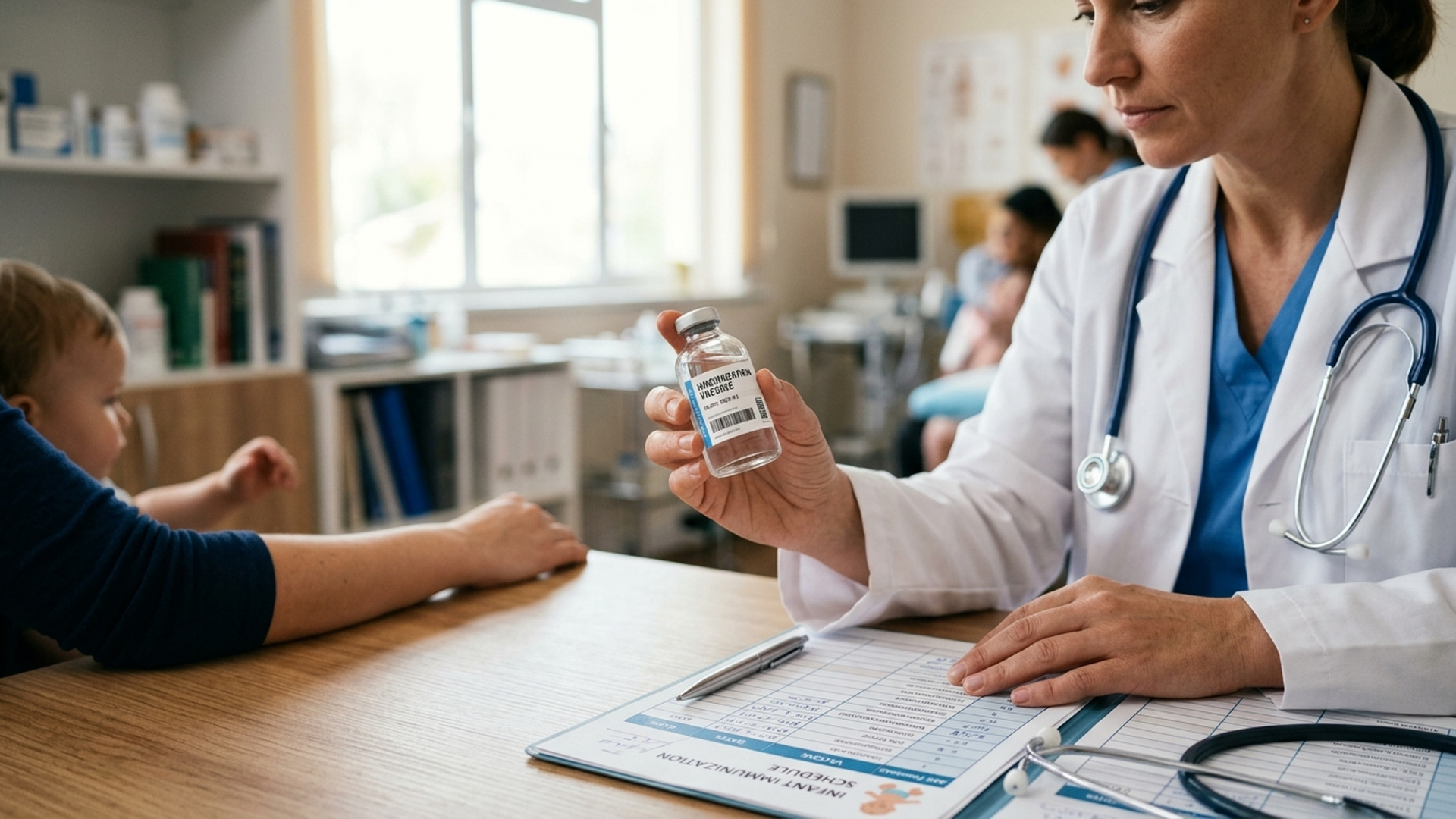 Risk grupları ve korunma yöntemleri hakkında bilgi veren uzman doktor ve hasta.